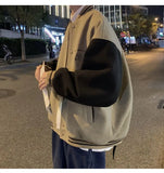 WIAOFELLAS  -  Baseball Jersey Men's New Oversized Loose Men's Casual Jacket Trendy Cotton Jacket