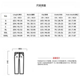 WIAOFELLAS  -  Daily Casual Loose Men Pant Buttons Patchwork Design Streetwear Straight Leg Trousers Lace-up Elastic Waist Harajuku Track Pants