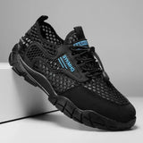 WIAOFELLAS  -  Breathable Big Net Sports Tennis Jogging Comfortable Flat Fashion Trend Men's Non-slip Outdoor Casual Walking Mesh Shoes