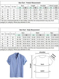 Wiaofellas   -  New Striped Shirts for Men Half Button Collarless Short Sleeve Blouses Casual Streetwear Pullover Office Tops Men's Tees