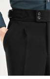 WIAOFELLAS  -  British Style Woolen Naples Suit Pant For Men Tweed High Waist Straight Trousers Autumn Winter Business Casual Pant Streetwear