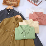 Wiaofellas  -  American Style Cargo Shirt Men Spring Autumn Mens Long Sleeve Shirts Pockets Pure Cotton Casual Shirts Comfortable