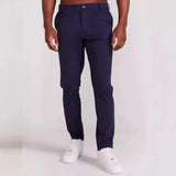 Wiaofellas  -  New Casual Pants Stylish Men's Slim Solid Pencil Pants Male Comfortable Business Formal Pants Four Season Hot Sale Trousers