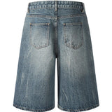 Wiaofellas  -  Denim Shorts Hip Hop Casual Shorts Jeans Vintage Summer Pants Fashion Short Pants Oversized Streetwear Varsity Y2k Men's Shorts