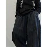 WIAOFELLAS  -  Men Trendy American Vintage Striped Oversized Streetwear Baggy Pants Y2K Harajuku Hip Hop Casual Wide Leg Trousers Pantalones