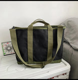 WIAOFELLAS  -  Messenger Bag Boys Canvas Bag Fashion Brand Messenger Bag New Casual Street Trend Fashion Youth Shoulder Bag