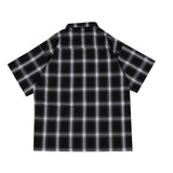 Wiaofellas  -  Harajuku Summer Short Sleeve Plaid Shirt for Men Lapel Patchwork Hip Hop Overalls Streetwear Vintage Loose Oversized Tops