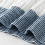 WIAOFELLAS  -  Summer New Men's Polo Shirt Versatile Simple Jacquard Stripe Splicing Color Tees Shirts Half Sleeve Knitted Men Sweater