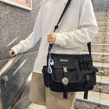 WIAOFELLAS  -  Women's Bag Messenger Korean Style Female Backpack College Large Capacity Versatile Shoulder Student School Postman Bags