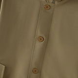 WIAOFELLAS  -  Men Jackets Solid Color Stand Collar Long Sleeve Zipper Button Male Coats Streetwear Fashion Casual Jackets Outerwear