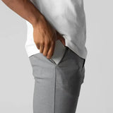 WIAOFELLAS  -  Spring Autumn New Men's Casual Elasticity Waist Pants Waterproof Solid Trousers Japanese Busines High Guality Long Pant For Male