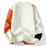 WIAOFELLAS  -  Pull Homme New Winter Top Grade Luxury Handsome Pullover Men Korean Harajuku Mens Christmas Sweaters Thick Warm Sweater Man