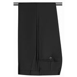 Wiaofellas  -  Formal Official Trousers for Wedding Prom One Piece Slim Fit Black Men's Suit Pants In Stock