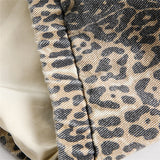 WIAOFELLAS  -  Retro Leopard Jacket Men Streetwear Patchwork Washed Jacket Coat Men Hip Hop Y2K Oversized Harajuku Stand Collar Unisex Jackets