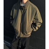 WIAOFELLAS  -  Spring Beige Jacket Men Casual Black Motorcycle Jacket Men Streetwear Hip-hop Loose Bomber Jacket Mens Black Baseball Jackets