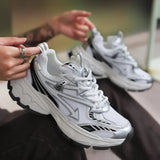 WIAOFELLAS  -  Men's Casual Sneakers Comfortable Running Sports Shoes Soft Tennis Shoes Vintage Trainers Lace Up Walking Jogging Sneakers 39-44