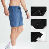 WIAOFELLAS  -  Summer Ice Silk Quick-drying Sports Shorts for Men's Breathable Casual Pinch Pants Summer Thin Outdoor Running Fitness Shorts