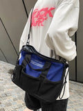 WIAOFELLAS  -  Messenger Bag Boys Canvas Bag Fashion Brand Messenger Bag New Casual Street Trend Fashion Youth Shoulder Bag