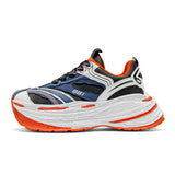 WIAOFELLAS  -  Autumn Men Casual Sneakers 7cm Chunky Platform Sports Shoes Brand Tennis Running Sneakers Male Breathable Outdoor Walking Shoes