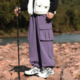 Wiaofellas  -  New Straight-Leg Casual Sport Cargo Pants for Men and Women Fashionable Versatile Outdoor Workwear Leisure Trousers