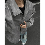 WIAOFELLAS  -  Spring Short Jacket Men Fashion Retro Tie Dye Jacket Men Streetwear Hip-hop Loose Bomber Jacket Mens Motorcycle Jackets Coat