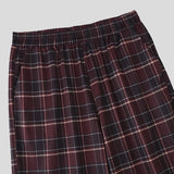 WIAOFELLAS  -  Men Plaid Pants Elastic Waist Joggers Loose Casual Trousers Men Streetwear Korean Style Fashion Male Wide Leg Pants