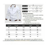 Wiaofellas  -  Men Windbreaker Jacket White Casual Jacket Fashion Men Outdoor Waterproof Sports Coat Spring Summer Bomber Jacket Men Clothing