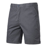 Wiaofellas  -  Man Cotton Golf Shorts Summer Short Dress Pants Lightweight Casual Work Cargo Shorts Men Flat Front Hiking Shorts with 4 Pockets