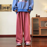 Wiaofellas  -  Y2K Plus Size M-3XL Men Pants Detachable Pockets High Street Vintage Patalon Male Spring Summer Wide Leg Loose Dance Trousers