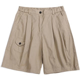 Wiaofellas  -  Retro Japanese Sle Workwear orts Men's Loose Couple Summer Casual Five-Quarter Commuter Trendy Pants Multiple kets