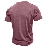 WIAOFELLAS  -  Men's T-shirt Casual Soft Fitness Summer Thin Male T-shirts Home Clothes O-Neck Short Sleeve Soild T Shirt for Men