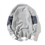 WIAOFELLAS  -  Autumn/Winter Men's Japanese Casual Loose Round Neck Pullover Sweater