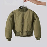 WIAOFELLAS  -  Winter Flight Jacket Men Streetwear Fashion Hiphop Loose Casual Padded Cotton Short Bomber Jacket Women Parka Coat Outerwear