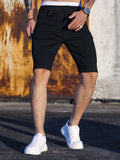 WIAOFELLAS  -  Jeans Shorts Men Vintage Knee Length  Jeans Men Stacked Distressed Slim Fit Skinny