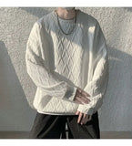 WIAOFELLAS  -  T-shirts Men Advanced Fashion Simple Streetwear O-neck Daily Korean Style Charming Youthful Chic All-match Casual Loose College