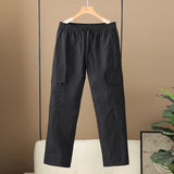 Wiaofellas  -  Summer Waterproof Hiking Cargo Pants Men Work Sweatpants Straight Joggers Sports Streetwear Loose Drawstring Pants Men Trousers