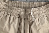 WIAOFELLAS  -  Ice silk cool fabric American retro high street trend cargo shorts men's loose straight casual 100 quarter pants