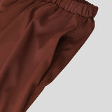WIAOFELLAS  -  Men Wide Leg Pants Solid Color Drawstring Joggers Trousers Men Streetwear Loose Korean Style Fashion Casual Long Pants