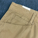 WIAOFELLAS  -  High-end cotton casual pants men's American retro small straight slim cargo pants
