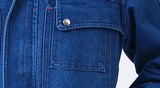 Wiaofellas  -  Thickened Denim Workwear for Men Spring Autumn  Welding Labor Protection Suit Resistant to Heat And Wear in Factory