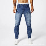 Wiaofellas  -  New Motopants Leisure Motorcycle Jeans Riding Trousers Off-road Motocross Riding Pants Zipper Design Multiple Pockets