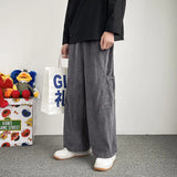 WIAOFELLAS  -  Straight Pants Men Sweatpants Korean Clothes Jogging Spring Men's Clothing Hip Hop Streetwear Joggers Pants Men