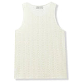 WIAOFELLAS  -  Men Tank Tops Solid Pattern Patchwork Mesh Hollow Out Solid O-Neck Sleeveless Summer Male Vests Streetwea Fashion Men Clothing