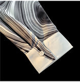 WIAOFELLAS  -  Men's Long Sleeved Shirts Print Baggy Single Breasted Blouses Korean Street Spring Autumn Coat Male Casual Shirt