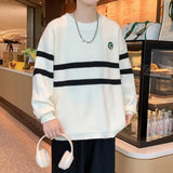 Wiaofellas  -  Fashion Sweater Men's Autumn High Street Hoodie Men's Sportswear Casual Knitted Dancing Men's Warm Solid Color Tops