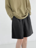 WIAOFELLAS  -  Summer Suit Shorts Men Fashion Social Mens Dress Shorts Korean Loose Straight Casual Shorts Mens Office Formal Shorts M-2XL