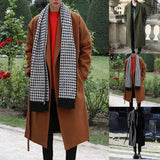 WIAOFELLAS  -  Autumn Winter Jacket Korean Fashion Coat Casual Korean Style Outerwear Solid Color Pattern Suitable For Vacation