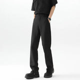 WIAOFELLAS  -  Black Suit Pants Men Slim Fit Social Mens Dress Pants Business Casual Straight Pants Mens Office Formal Trousers Plus Size 4XL