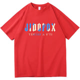 WIAOFELLAS  -  Summer Mens T-Shirts Brand Mens Casual Stretch Loose Cotton Short Sleeve T-shirt Print Couple Street Sport T-Shirt