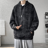 Wiaofellas  -  Casual Long Sleeves Hoodies Autumn Hip Hop Loose Skateboard Casual Men's Streetwear PUNK Clothes Plus Oversized 6XL 7XL